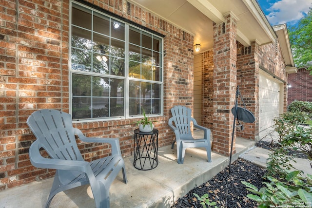 6110 Briscoe Leaf, San Antonio, TX 78253 - porch featuring a garage