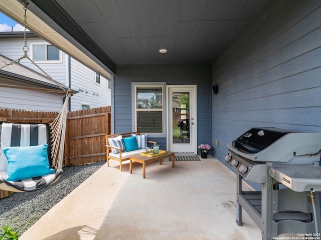 11547 Lightning Way, San Antonio, TX 78245 - view of patio / terrace featuring area for grilling