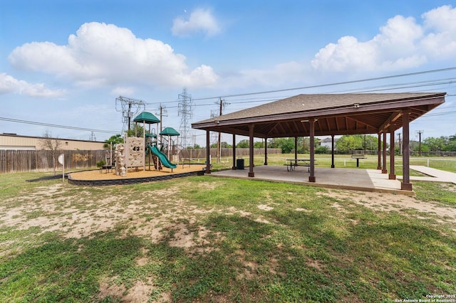 10715 Black Wolf Bay, San Antonio, TX 78245 - community jungle gym with a gazebo