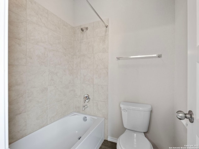 10518 Green Rock, San Antonio, TX 78223 - bathroom with toilet and bathing tub / shower combination
