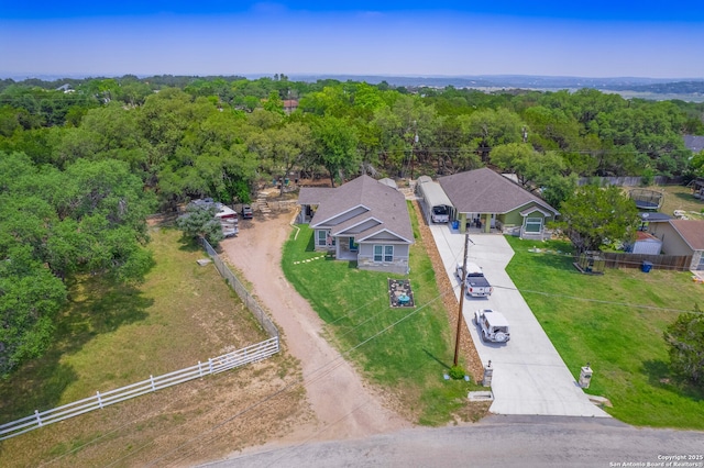 2872 Lakeview Dr, Canyon Lake, TX 78133 - bird's eye view of a forest