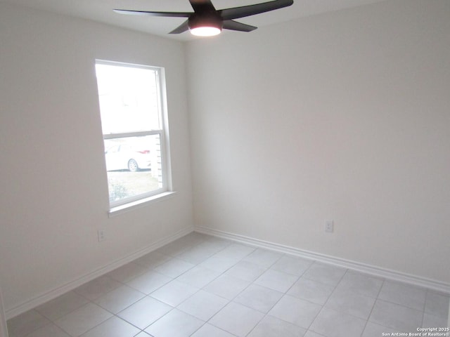 8517 Barefoot Ln, Converse, TX 78109 - empty room featuring healthy amount of natural light, ceiling fan, and baseboards