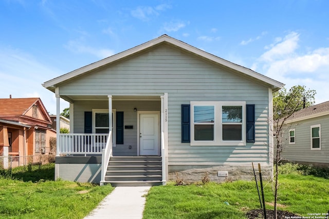 2115 W Houston, San Antonio, TX 78207 - view of front facade featuring covered porch