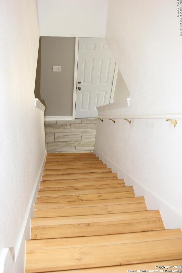 39 Latrobe Post, San Antonio, TX 78240 - stairs with wood finished floors