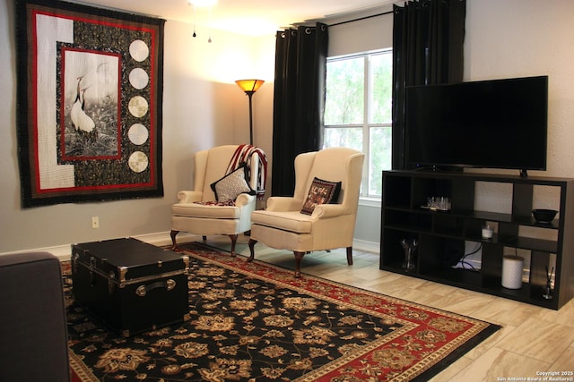 39 Latrobe Post, San Antonio, TX 78240 - sitting room with baseboards