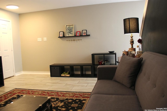 39 Latrobe Post, San Antonio, TX 78240 - living room featuring baseboards and wood tiled floors