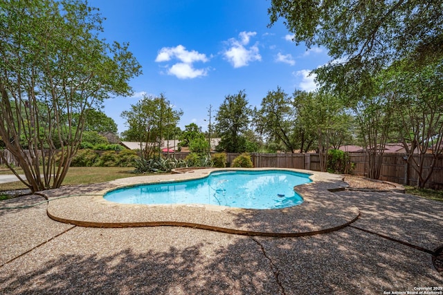 402 Waycrest, Windcrest, TX 78239 - view of pool with a patio and a fenced backyard