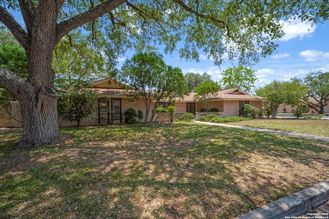 402 Waycrest, Windcrest, TX 78239 - single story home with brick siding and a front lawn