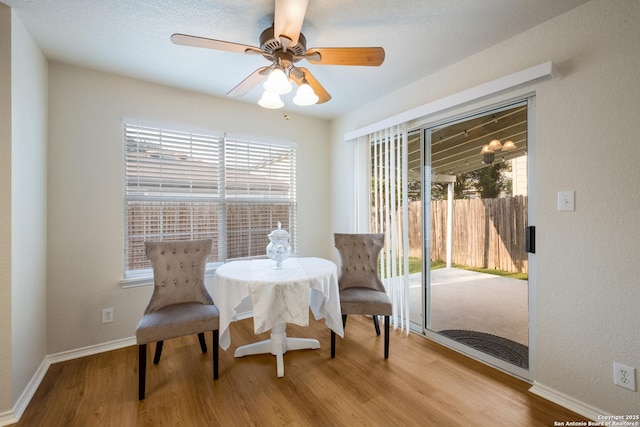 135 Agency Oaks, San Antonio, TX 78249 - dining room featuring plenty of natural light, wood finished floors, and baseboards