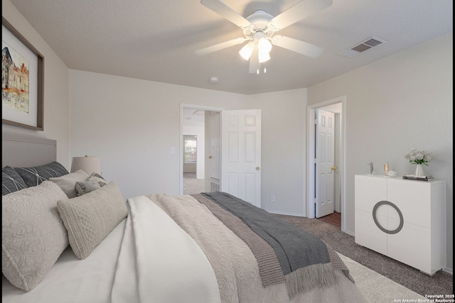 135 Agency Oaks, San Antonio, TX 78249 - carpeted bedroom featuring a ceiling fan and baseboards