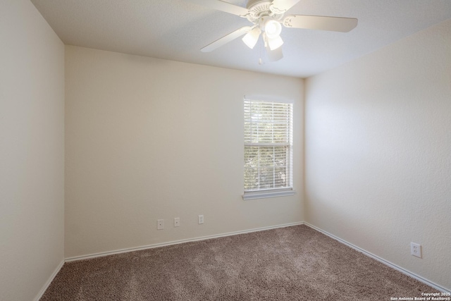 135 Agency Oaks, San Antonio, TX 78249 - carpeted spare room featuring a ceiling fan and baseboards
