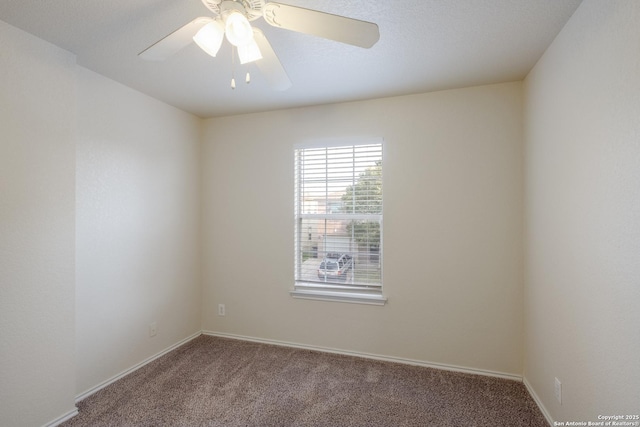 135 Agency Oaks, San Antonio, TX 78249 - carpeted spare room featuring a ceiling fan and baseboards