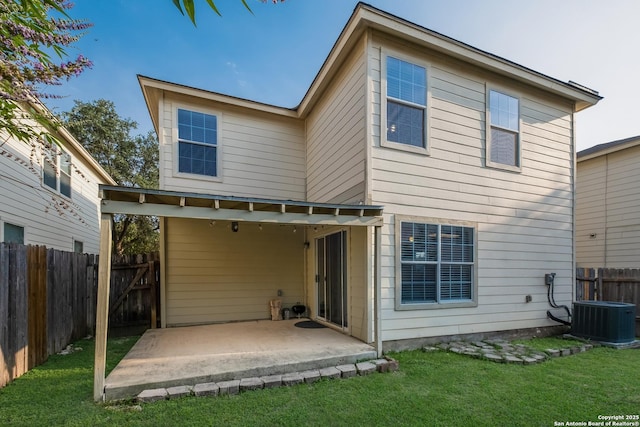 135 Agency Oaks, San Antonio, TX 78249 - back of house featuring a patio area and central AC