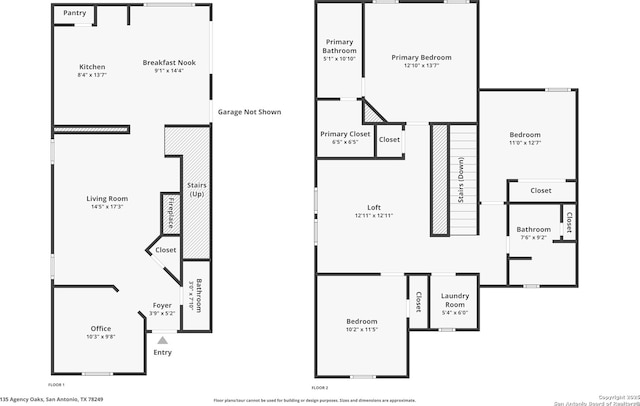 135 Agency Oaks, San Antonio, TX 78249 - home floor plan