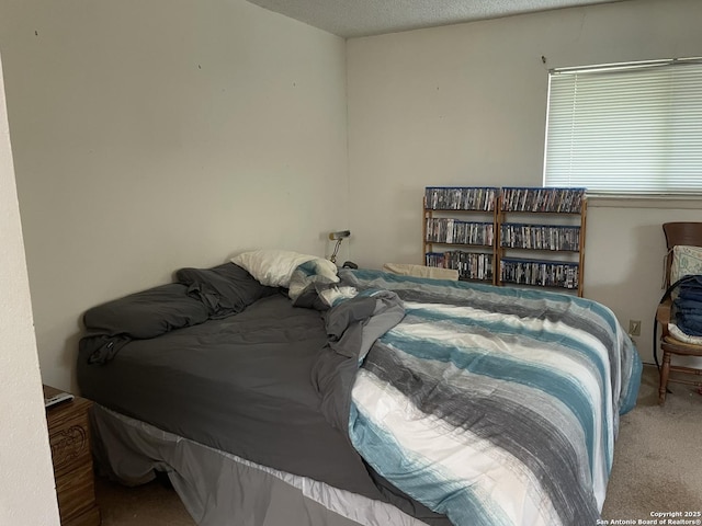 6823 S Whitland, San Antonio, TX 78239 - bedroom featuring carpet floors and a textured ceiling