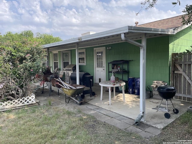 6823 S Whitland, San Antonio, TX 78239 - rear view of house featuring a patio