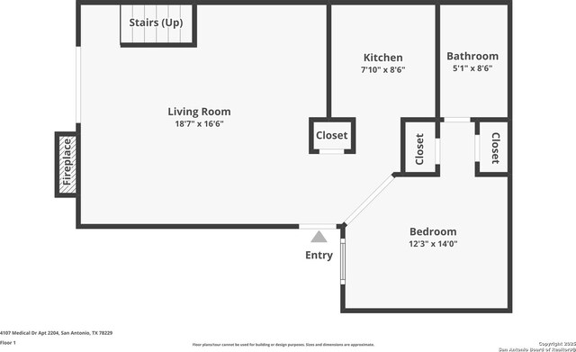 4107 Medical Dr Unit 2204, San Antonio, TX 78229 - room layout