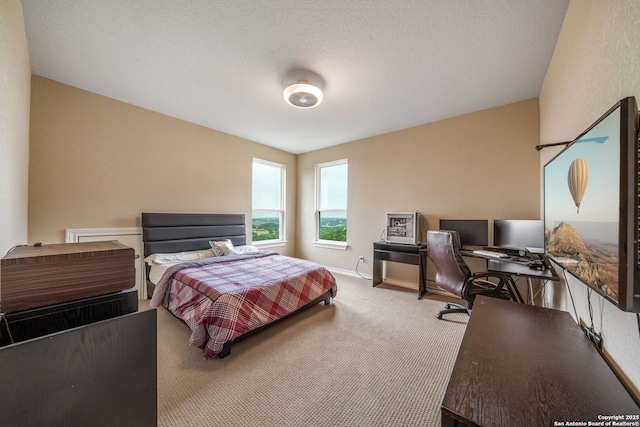 3122 Running Fawn, San Antonio, TX 78261 - carpeted bedroom featuring an office area and baseboards
