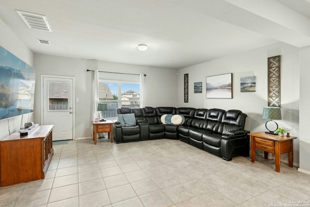 9210 Yaya Rd, Converse, TX 78109 - living area with light tile patterned floors and baseboards
