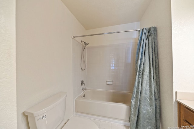 10955 Wurzbach Unit 905, San Antonio, TX 78230 - bathroom with toilet, shower / bath combo, and vanity
