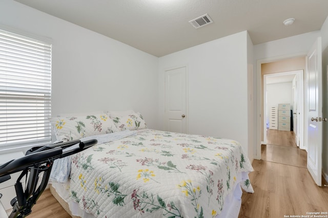 6022 Akin Pl, San Antonio, TX 78261 - bedroom with light wood-style floors and multiple windows
