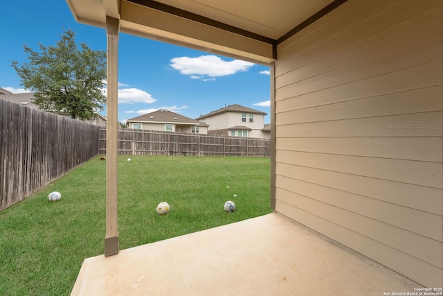 6022 Akin Pl, San Antonio, TX 78261 - view of yard with a patio area