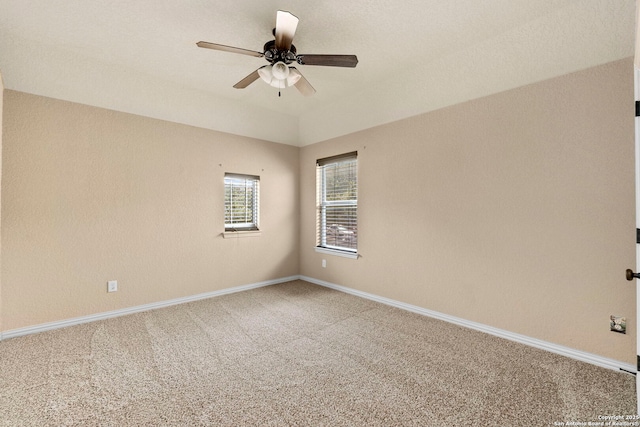 6031 Diego, San Antonio, TX 78253 - carpeted spare room featuring ceiling fan and baseboards
