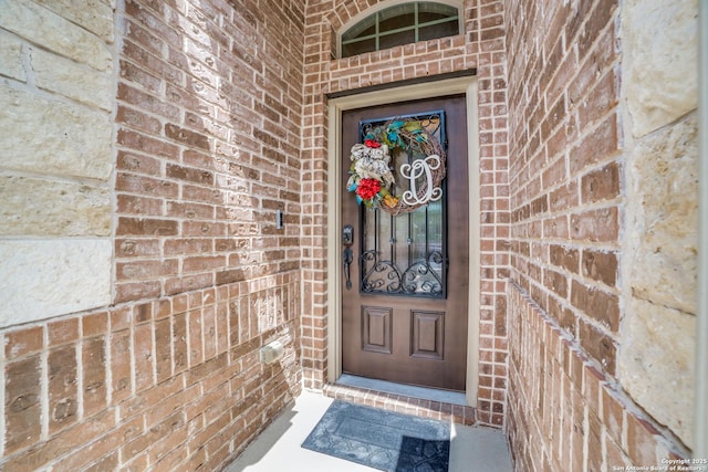 4522 Amos Pollard, San Antonio, TX 78253 - property entrance featuring brick siding