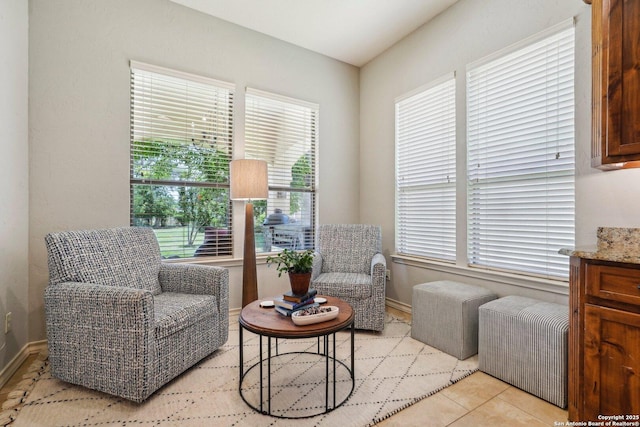 2756 Indian Wls, Kerrville, TX 78028 - living area with light tile patterned floors and baseboards