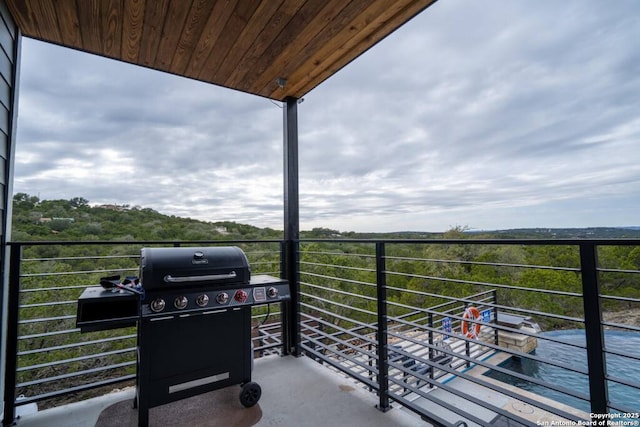 239 Damar Cv, Canyon Lake, TX 78133 - balcony featuring area for grilling