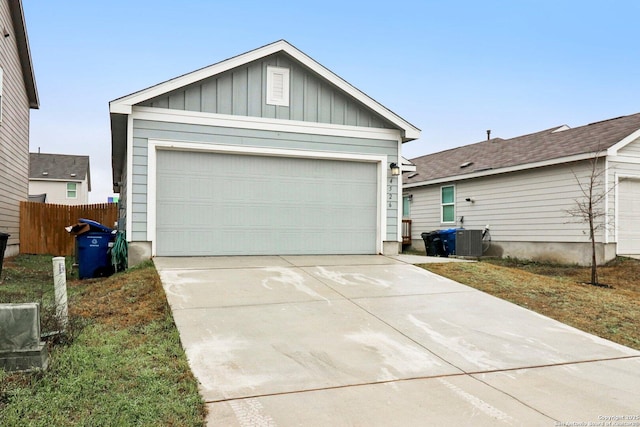 4526 Meadowland, San Antonio, TX 78222 - ranch-style home featuring board and batten siding, driveway, and an attached garage