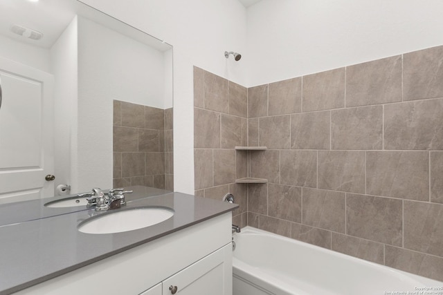 31908 Native Sun, Bulverde, TX 78163 - full bathroom featuring vanity and bathtub / shower combination