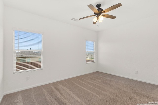 31908 Native Sun, Bulverde, TX 78163 - carpeted spare room with baseboards and ceiling fan