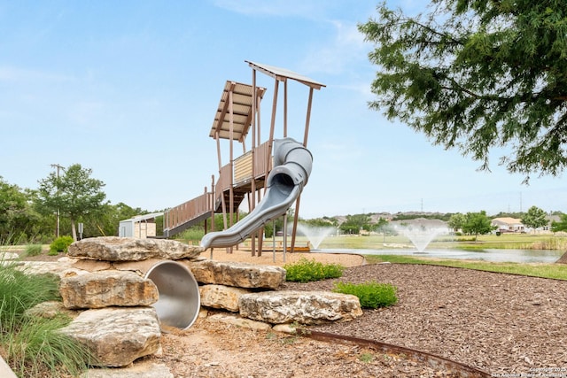 31908 Native Sun, Bulverde, TX 78163 - view of play area featuring a water view
