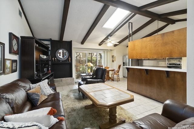 4722 Paradise Woods, San Antonio, TX 78249 - living area with light tile patterned floors and ceiling fan