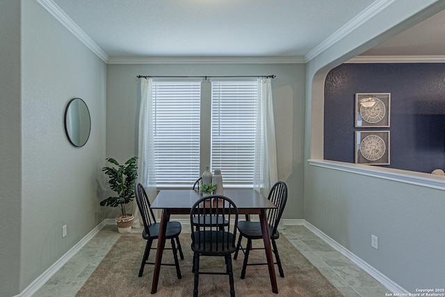 15166 Orpheus Way, San Antonio, TX 78245 - dining space with crown molding and baseboards