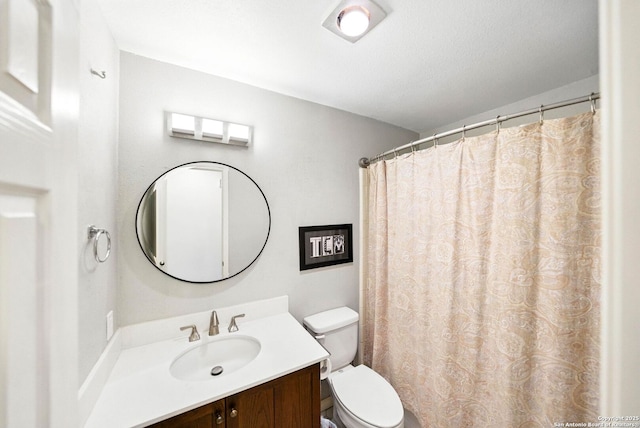 14201 Modesta Pl, San Antonio, TX 78247 - bathroom with vanity and toilet