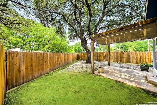 14201 Modesta Pl, San Antonio, TX 78247 - view of yard featuring a patio