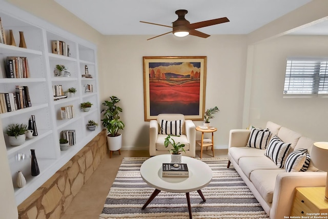 230 Tammy Dr, San Antonio, TX 78216 - living room featuring ceiling fan