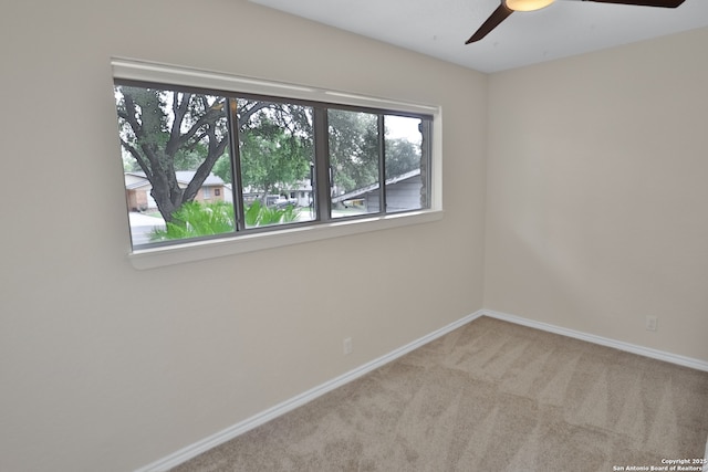 230 Tammy Dr, San Antonio, TX 78216 - carpeted spare room featuring ceiling fan and baseboards