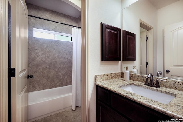26019 Red Heron, San Antonio, TX 78261 - full bathroom featuring vanity and shower / tub combo