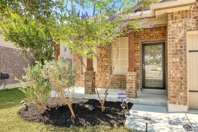 13106 Welder, San Antonio, TX 78253 - doorway to property with brick siding
