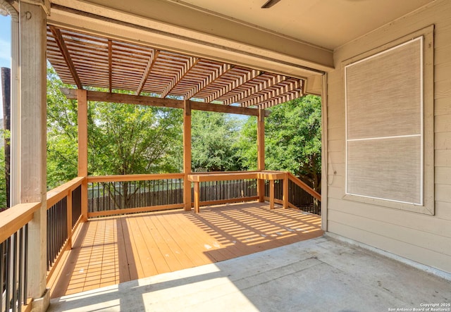 13106 Welder, San Antonio, TX 78253 - deck featuring a pergola