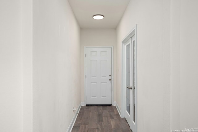 13106 Welder, San Antonio, TX 78253 - corridor featuring dark wood-style floors and baseboards