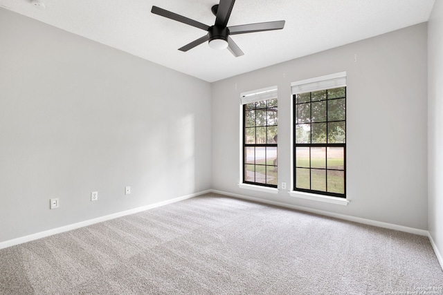 27026 Wooded Acres, San Antonio, TX 78260 - carpeted spare room with a ceiling fan and baseboards