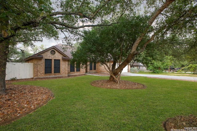 27026 Wooded Acres, San Antonio, TX 78260 - view of front of home featuring brick siding, concrete driveway, and roof with shingles