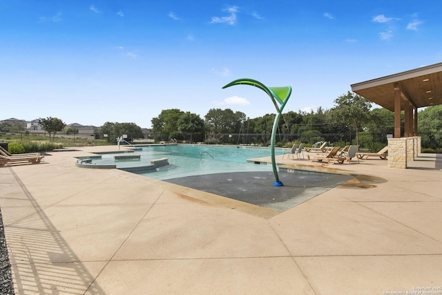 15239 Sirius Cir, San Antonio, TX 78245 - community pool with a patio and a jacuzzi