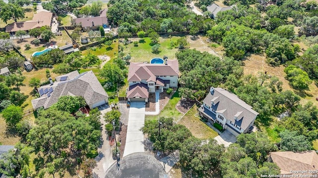 406 Breathless View St, San Antonio, TX 78260 - aerial overview of property's location featuring nearby suburban area