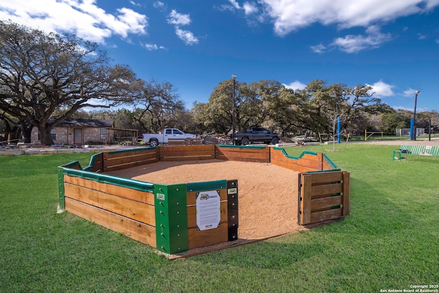 406 Breathless View St, San Antonio, TX 78260 - view of community featuring a dog friendly area and a lawn
