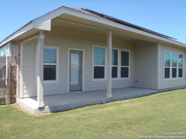 5919 Corsicana, Seguin, TX 78155 - back of property with a patio